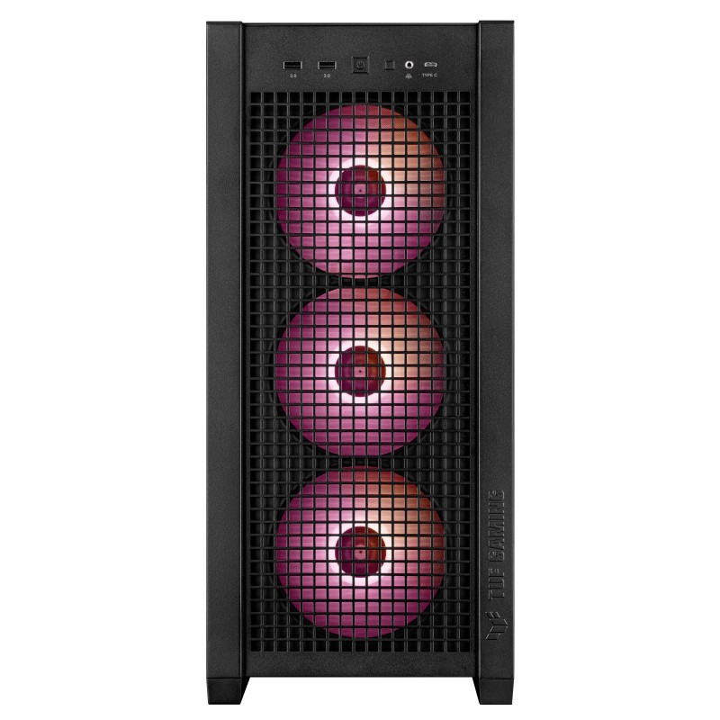 ASUS TUF Gaming GT302 TG ARGB ATX Midi-Tower Gehäuse schwarz